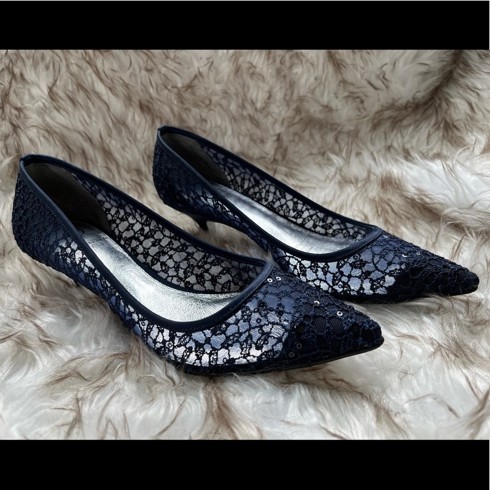 Lace Kitten Heels
